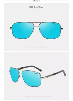 OLEY-gafas de sol polarizadas para hombre y mujer, lentes de sol Unisex con protección de ojos, accesorios de conducción, nueva moda