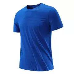 Camiseta para hombre L-6XL 7XL 8XL, novedad de verano, camiseta de manga corta para hombre, camiseta elástica con estampado para Fitness para hombre, camisetas informales de secado rápido 9116 en internet