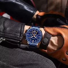 Reloj Cronógrafo de Lujo CURREN – Estilo Deportivo con Banda de Acero Inoxidable - tienda en línea