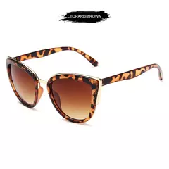 Gafas de Sol Vintage con Diseño de Ojo de Gato – Protección UV400 y Estilo Leopardo para Mujer - comprar en línea