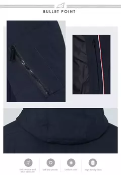 Image of ICEbear-Chaqueta corta de algodón para hombre, abrigo de alta calidad con capucha, ropa de marca, moda de otoño, MWC21662D, novedad de 2021
