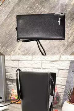 Baellerry, carteras largas para hombre, bolso con cremallera de gran capacidad, tarjetero, monedero para hombre, bolsillo para monedas, cartera de mano de marca de lujo para hombre - comprar en línea