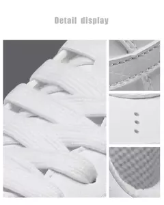 Xtep-zapatos de Skateboarding para mujer, zapatillas antideslizantes para caminar, blancas y negras, duraderas, cómodas, para primavera, 881218319851 - Eleganzie