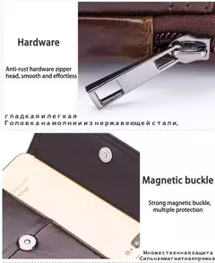 BULLCAPTAIN-Bolso de cintura con cinturón de cuero para hombre, riñonera militar Molle, dinero pequeño, paquete de cintura para teléfono, bolsa para riñonera - tienda en línea