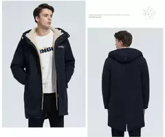 Image of ICEbear-Chaqueta de invierno para hombre, abrigo corto elegante, a prueba de viento y cálido, ropa de marca MWC20887D, novedad de 2022