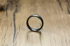 Vnox Anillo de bodas clásico para hombres y mujeres, joyería de acero inoxidable para dedo, anillo liso clásico de 6 mm y 8 mm