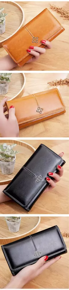 Cartera de piel para mujer Carteras largas de lujo para mujer, monederos a la moda, bolsas para dinero, bolsos 2022, tarjetero para mujer en internet