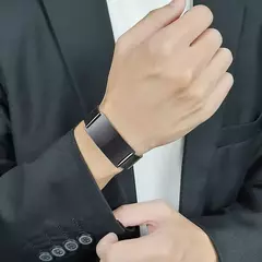 Vnox-Pulseras ajustables de 10/16mm para hombre y mujer, pulsera de malla de acero inoxidable, joyería informal Unisex - comprar en línea