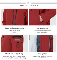 ICEbear-Chaqueta corta para hombre, abrigo elegante con capucha, ropa de marca de alta calidad, MWC21601I, otoño, 2023 - buy online