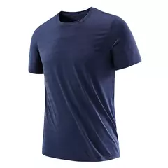 Camiseta para hombre L-6XL 7XL 8XL, novedad de verano, camiseta de manga corta para hombre, camiseta elástica con estampado para Fitness para hombre, camisetas informales de secado rápido 9116 - Eleganzie