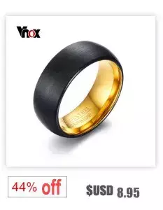 Vnox Joyería De Tungsteno Negro Anillos de Compromiso para Los Hombres 8mm de Ancho Con Textura Hombres Anillos Al Por Mayor - tienda en línea
