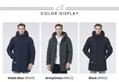ICEbear-Chaqueta gruesa y cálida para hombre, abrigo de longitud media con capucha, de algodón, a la moda, MWD3061D, invierno, 2023 - Eleganzie