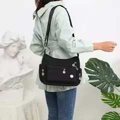 Bandolera de hombro informal para mujer, bolso Oxford impermeable con cremallera, paquete de bolsos cruzados de viaje de gran capacidad para mujer en internet
