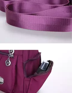 Bandolera de hombro informal para mujer, bolso Oxford impermeable con cremallera, paquete de bolsos cruzados de viaje de gran capacidad para mujer - comprar en línea