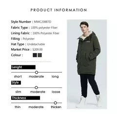ICEbear-Chaqueta de invierno para hombre, abrigo corto elegante, a prueba de viento y cálido, ropa de marca MWC20887D, novedad de 2022 - Eleganzie