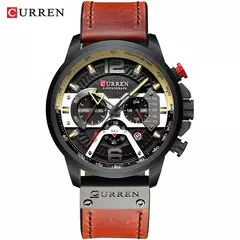 Relojes deportivos CURREN informales para hombre, reloj de pulsera de Cuero militar de lujo de marca superior, reloj de pulsera para hombre, reloj de pulsera cronógrafo de moda - buy online