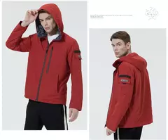 ICEbear-Chaqueta corta para hombre, abrigo elegante con capucha, ropa de marca de alta calidad, MWC21601I, otoño, 2023 - online store