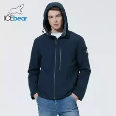 ICEbear-Chaqueta corta para hombre, abrigo elegante con capucha, ropa de marca de alta calidad, MWC21601I, otoño, 2023 on internet