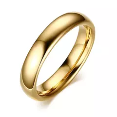 Vnox Anillos de boda de tungsteno antiarañazos para mujeres y hombres, alianzas de boda clásicas simples para parejas, joyería básica en internet