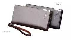 Baellerry, carteras largas para hombre, bolso con cremallera de gran capacidad, tarjetero, monedero para hombre, bolsillo para monedas, cartera de mano de marca de lujo para hombre