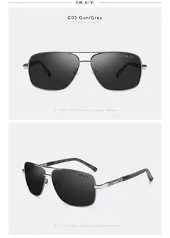 Imagen de OLEY-gafas de sol polarizadas para hombre y mujer, lentes de sol Unisex con protección de ojos, accesorios de conducción, nueva moda