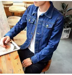 Chaqueta vaquera ajustada informal para Hombre, Cazadora Bomber de alta calidad, talla grande 4XL - Eleganzie