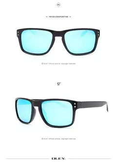 Imagen de OLEY-gafas de sol polarizadas clásicas para hombre, lentes con revestimiento de conducción, montura negra, gafas de pesca, Y8133