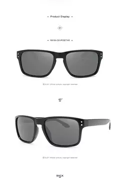 OLEY-gafas de sol polarizadas clásicas para hombre, lentes con revestimiento de conducción, montura negra, gafas de pesca, Y8133 - tienda en línea