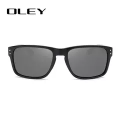 OLEY-gafas de sol polarizadas clásicas para hombre, lentes con revestimiento de conducción, montura negra, gafas de pesca, Y8133