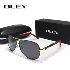 OLEY-gafas de sol polarizadas de aluminio para hombre y mujer, lentes de sol clásicas de piloto, revestimiento, conjunto completo de caja - comprar en línea