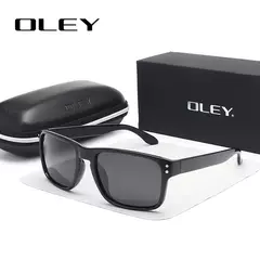 OLEY-gafas de sol polarizadas clásicas para hombre, lentes con revestimiento de conducción, montura negra, gafas de pesca, Y8133