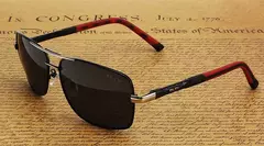 Imagen de OLEY-gafas de sol polarizadas de aluminio para hombre y mujer, lentes de sol masculinas con espejo UV400, Y7613