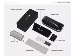 OLEY-gafas de sol polarizadas de aluminio para hombre y mujer, lentes de sol clásicas de piloto, revestimiento, conjunto completo de caja - Eleganzie