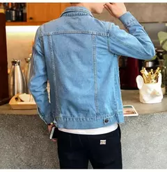 Chaqueta vaquera ajustada informal para Hombre, Cazadora Bomber de alta calidad, talla grande 4XL on internet