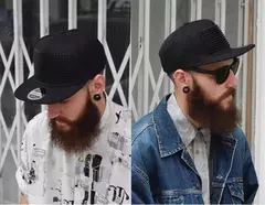 Gorra snapback 3D elegante para niños y niñas, sombrero de béisbol plano de pirámide cuadrada de silicona suave elevada, hip hop - comprar en línea