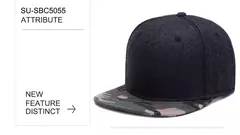 Imagen de HATLANDER, gorras snapback de lana de alta calidad, gorra de béisbol de camuflaje lisa y sombrero de invierno para hombres y mujeres, gorra de hip hop en blanco con ala plana