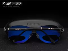 OLEY-gafas de sol polarizadas para hombre, lentes de sol polarizadas a la moda, clásicas, para piloto, pesca y conducción, Y7005 - Eleganzie