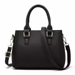 Imagen de Bolsos de mensajero bordados, bolsos de cuero para mujer, bolsos para mujer, bolso principal de mano con bola de pelo para mujer
