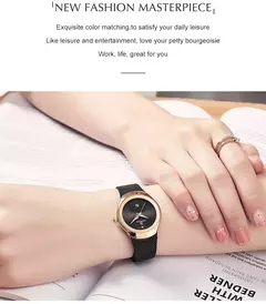 Reloj NAVIFORCE, relojes de cuarzo a la moda para mujer, reloj de pulsera resistente al agua de acero inoxidable para mujer, reloj Simple para chica, reloj femenino - tienda en línea