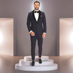 Traje Cuello Terciopelo