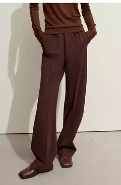 AMII minimalismo 2024 primavera nuevo Arco Split pantalones casuales de las mujeres de cintura alta pantalones de plátano básico femenino pantalones sueltos 12421059 - comprar en línea