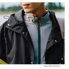 Chaqueta Semir para hombre, prendas de vestir exteriores, chaqueta holgada con capucha de tres pruebas para exteriores, mangas con hombros caídos y bolsillos grandes, otoño 2024