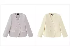 Imagen de Semir-chaqueta con cuello en V para mujer, abrigo elegante con fragancia pequeña, moda para viajar, primavera 2023