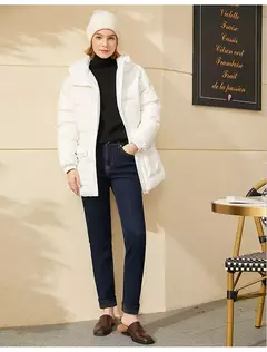 AMII Minimalism Jeans para mujer 2022 otoño pies delgados moda Casual todo-fósforo algodón ligero elástico pantalones hasta el tobillo 12260078