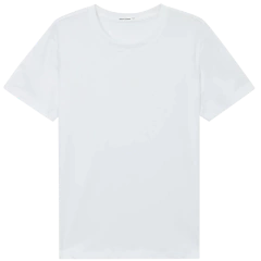 Imagen de Metersbonwe Camiseta de manga corta para hombre, algodón puro perenne, camisetas monocromáticas informales, camisetas de gran oferta