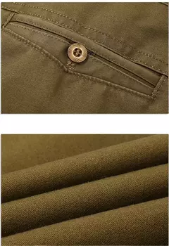 MRMT 2025, nuevos pantalones informales para hombres de mediana edad y mayores, pantalones sueltos rectos de algodón, pantalones finos y gruesos para hombres - online store