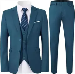 Traje para hombre elegante boda 3 piezas 2 conjuntos Blazers chaquetas completas chaleco pantalones moda abrigos de lujo 2025 traje clásico Formal en internet