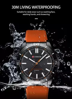 Relojes de pulsera CURREN de cuarzo simples e informales con manecillas luminosas, relojes de cuarzo de negocios a la moda, nuevo reloj para hombre 2023