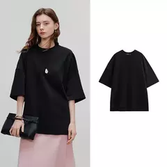 TOYOUTH Camiseta de manga corta para mujer, camisetas nuevas de primavera 2025 8521010