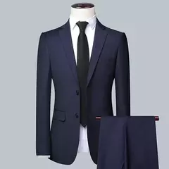 Traje de negocios de moda para hombre, Blazer, chaleco y pantalones, informal, Formal, profesional, Boutique, para boda, 3 piezas, M-6XL, 2024 - buy online